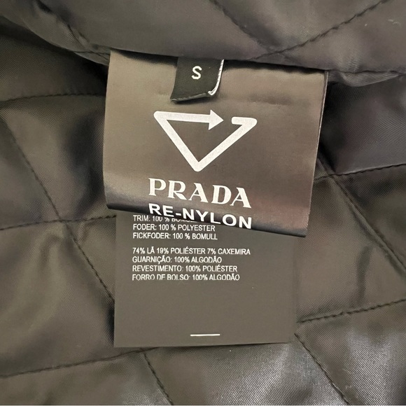 Cropped fleece recycled sweatshirt jacket black size small - Picture 14 of 16